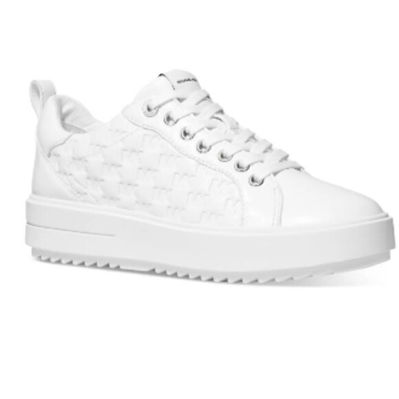 MICHAEL Michael Kors Shoes - MICHAEL Michael Kors Women's Emmett Puffy Logo Sneakers - Size 5.5